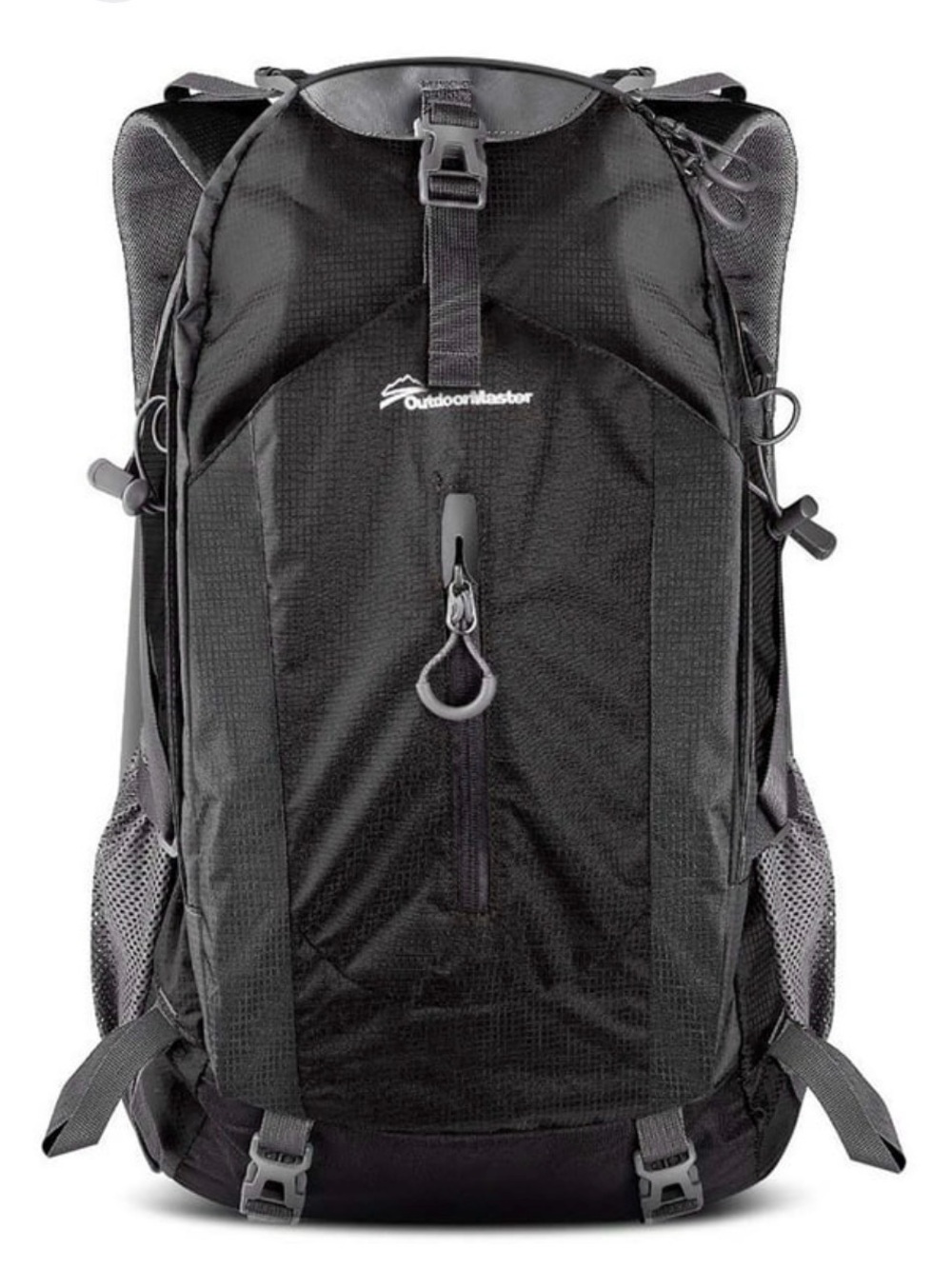 OutdoorMaster Black and Gray Hiking Backpack 50L